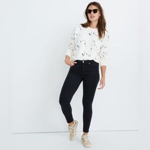 Madewell Tall 9" Mid-Rise Skinny Jeans in Lunar Wash